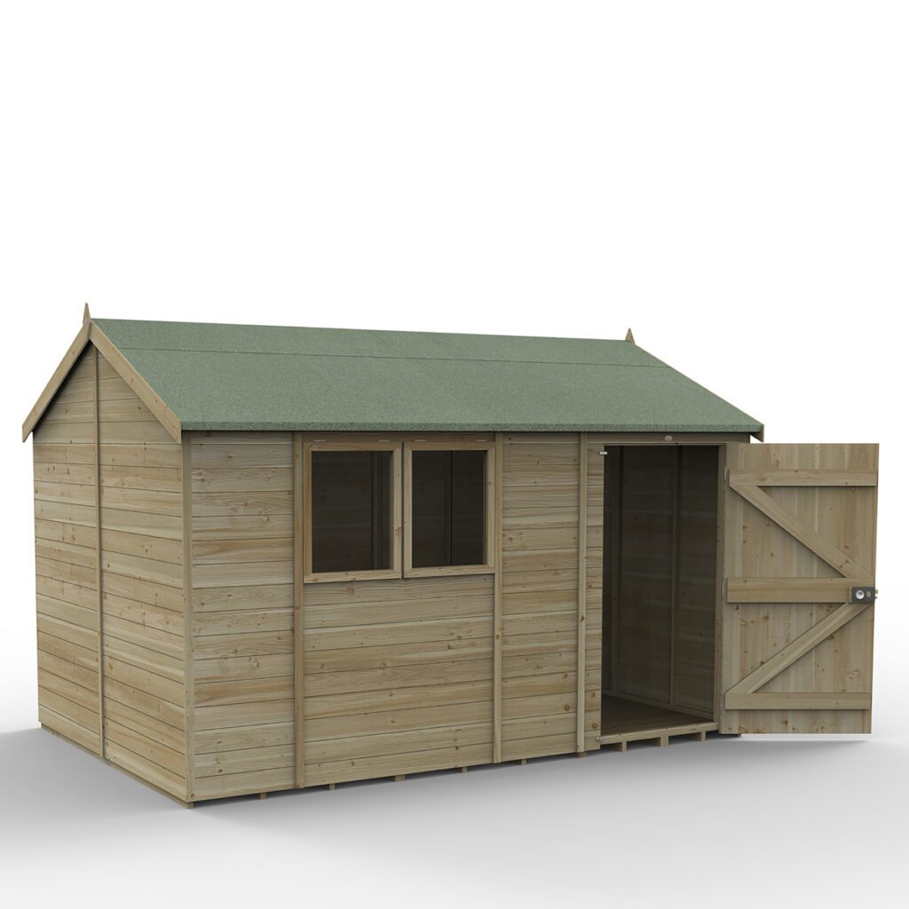Timberdale 12×8 Reverse Apex Shed 5013053189108 2